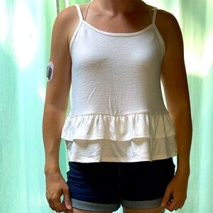 Ruffle tank